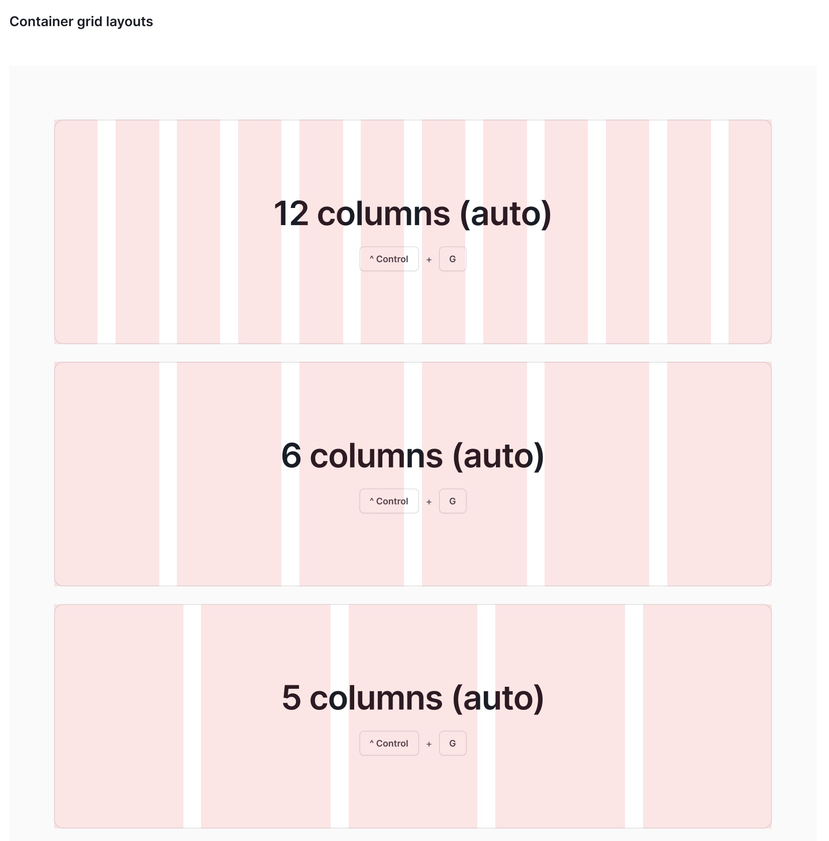 グリッドレイアウト